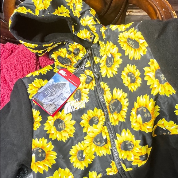 The North Face Other - The North Face Black and Yellow Sunflower Jacket